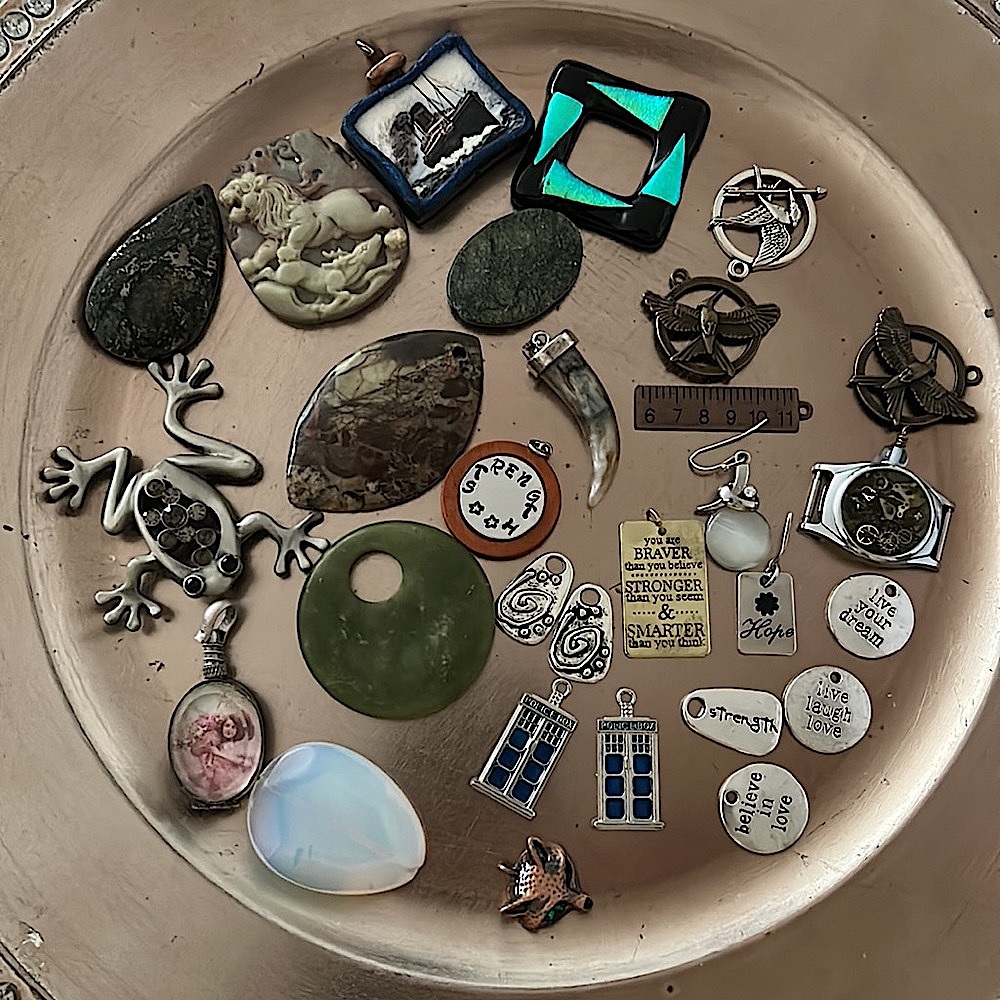 Large Bundle Of Pendants And Charms